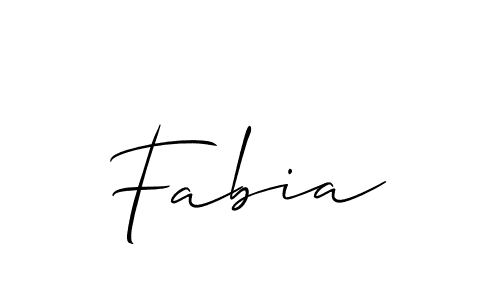 It looks lik you need a new signature style for name Fabia. Design unique handwritten (Allison_Script) signature with our free signature maker in just a few clicks. Fabia signature style 2 images and pictures png