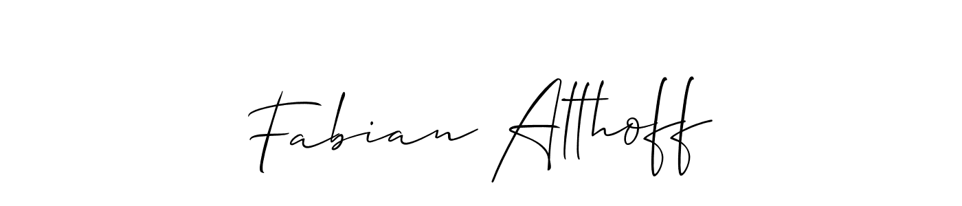 Make a beautiful signature design for name Fabian Althoff. With this signature (Allison_Script) style, you can create a handwritten signature for free. Fabian Althoff signature style 2 images and pictures png