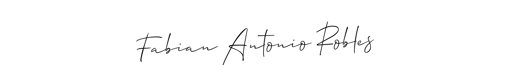Make a beautiful signature design for name Fabian Antonio Robles. With this signature (Allison_Script) style, you can create a handwritten signature for free. Fabian Antonio Robles signature style 2 images and pictures png