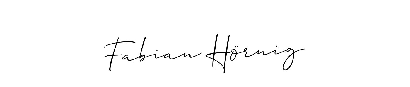 if you are searching for the best signature style for your name Fabian Hörnig. so please give up your signature search. here we have designed multiple signature styles  using Allison_Script. Fabian Hörnig signature style 2 images and pictures png