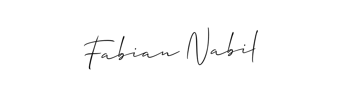 Here are the top 10 professional signature styles for the name Fabian Nabil. These are the best autograph styles you can use for your name. Fabian Nabil signature style 2 images and pictures png