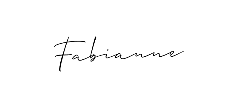 Create a beautiful signature design for name Fabianne. With this signature (Allison_Script) fonts, you can make a handwritten signature for free. Fabianne signature style 2 images and pictures png