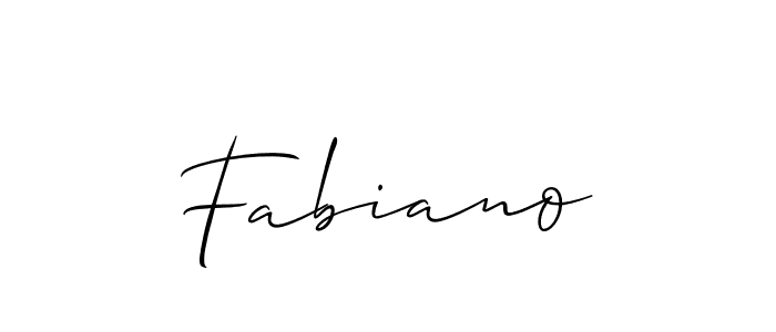 You should practise on your own different ways (Allison_Script) to write your name (Fabiano) in signature. don't let someone else do it for you. Fabiano signature style 2 images and pictures png