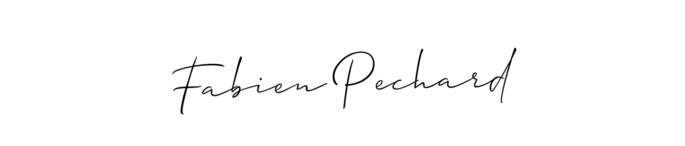 This is the best signature style for the Fabien Pechard name. Also you like these signature font (Allison_Script). Mix name signature. Fabien Pechard signature style 2 images and pictures png