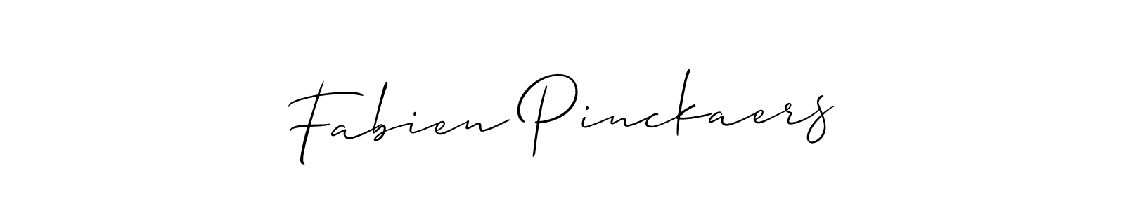 How to make Fabien Pinckaers name signature. Use Allison_Script style for creating short signs online. This is the latest handwritten sign. Fabien Pinckaers signature style 2 images and pictures png