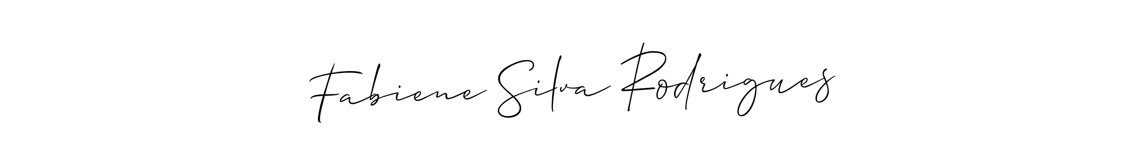 It looks lik you need a new signature style for name Fabiene Silva Rodrigues. Design unique handwritten (Allison_Script) signature with our free signature maker in just a few clicks. Fabiene Silva Rodrigues signature style 2 images and pictures png