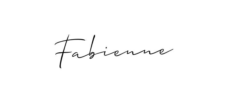 Fabienne stylish signature style. Best Handwritten Sign (Allison_Script) for my name. Handwritten Signature Collection Ideas for my name Fabienne. Fabienne signature style 2 images and pictures png