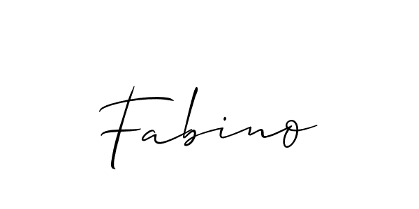 Also we have Fabino name is the best signature style. Create professional handwritten signature collection using Allison_Script autograph style. Fabino signature style 2 images and pictures png