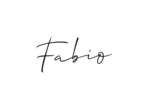 Also we have Fabio name is the best signature style. Create professional handwritten signature collection using Allison_Script autograph style. Fabio signature style 2 images and pictures png