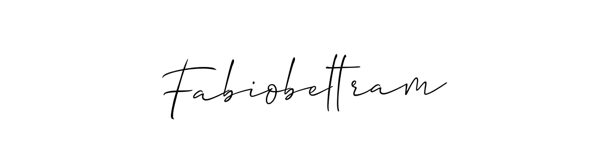 How to make Fabiobeltram signature? Allison_Script is a professional autograph style. Create handwritten signature for Fabiobeltram name. Fabiobeltram signature style 2 images and pictures png