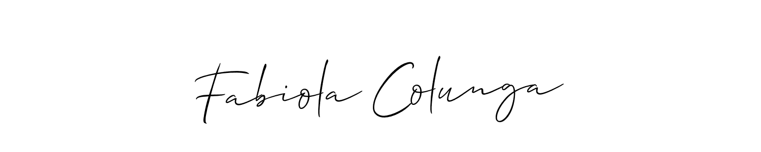 Check out images of Autograph of Fabiola Colunga name. Actor Fabiola Colunga Signature Style. Allison_Script is a professional sign style online. Fabiola Colunga signature style 2 images and pictures png