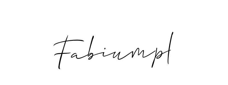 Best and Professional Signature Style for Fabiumpl. Allison_Script Best Signature Style Collection. Fabiumpl signature style 2 images and pictures png