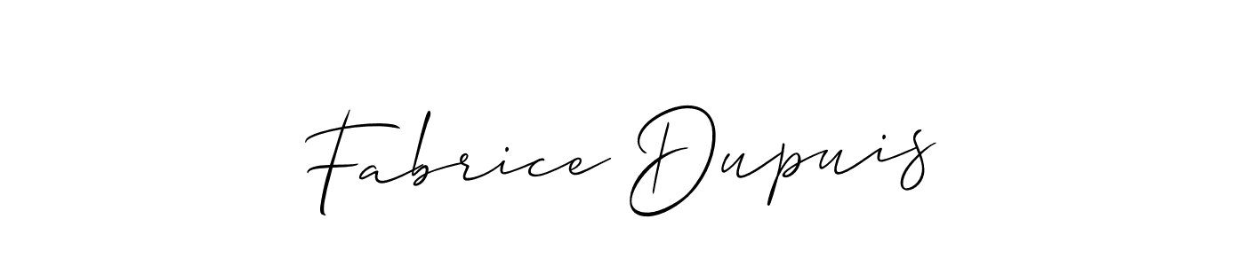 Once you've used our free online signature maker to create your best signature Allison_Script style, it's time to enjoy all of the benefits that Fabrice Dupuis name signing documents. Fabrice Dupuis signature style 2 images and pictures png