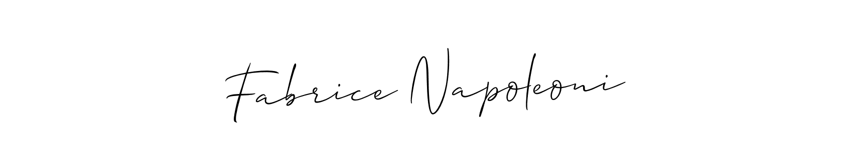 Similarly Allison_Script is the best handwritten signature design. Signature creator online .You can use it as an online autograph creator for name Fabrice Napoleoni. Fabrice Napoleoni signature style 2 images and pictures png