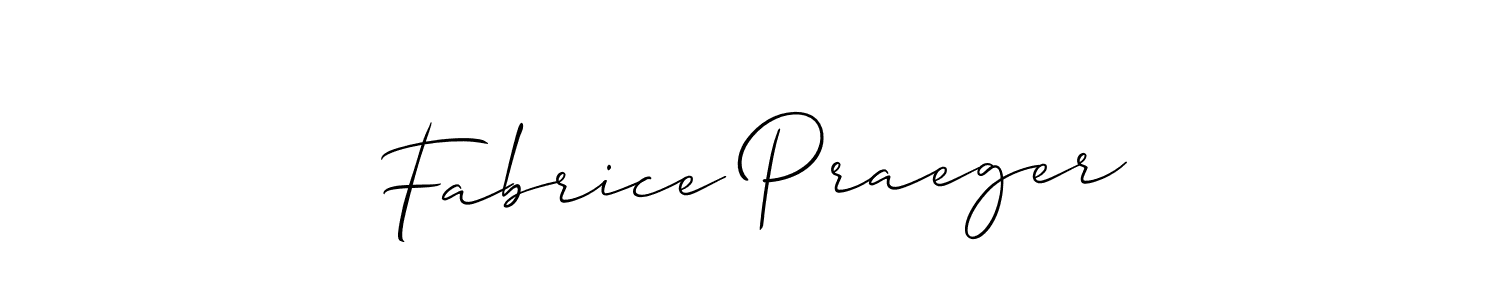 if you are searching for the best signature style for your name Fabrice Praeger. so please give up your signature search. here we have designed multiple signature styles  using Allison_Script. Fabrice Praeger signature style 2 images and pictures png