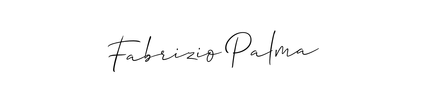 Design your own signature with our free online signature maker. With this signature software, you can create a handwritten (Allison_Script) signature for name Fabrizio Palma. Fabrizio Palma signature style 2 images and pictures png