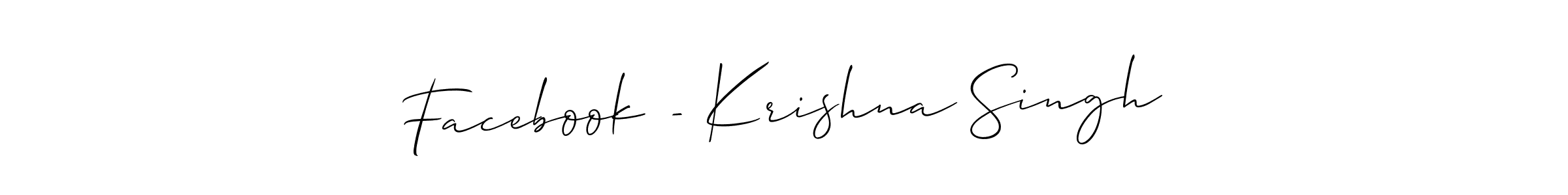 This is the best signature style for the Facebook - Krishna Singh name. Also you like these signature font (Allison_Script). Mix name signature. Facebook - Krishna Singh signature style 2 images and pictures png