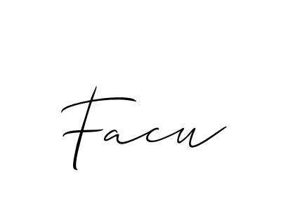 See photos of Facu official signature by Spectra . Check more albums & portfolios. Read reviews & check more about Allison_Script font. Facu signature style 2 images and pictures png