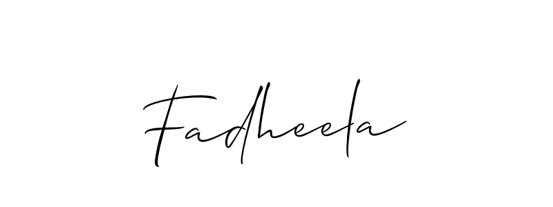 Also You can easily find your signature by using the search form. We will create Fadheela name handwritten signature images for you free of cost using Allison_Script sign style. Fadheela signature style 2 images and pictures png