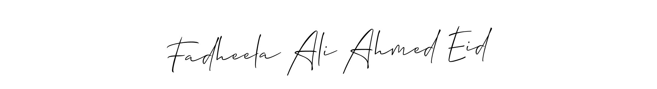 How to Draw Fadheela Ali Ahmed Eid signature style? Allison_Script is a latest design signature styles for name Fadheela Ali Ahmed Eid. Fadheela Ali Ahmed Eid signature style 2 images and pictures png