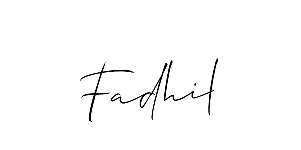 How to Draw Fadhil signature style? Allison_Script is a latest design signature styles for name Fadhil. Fadhil signature style 2 images and pictures png