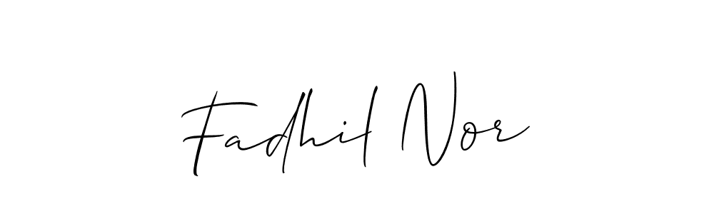 Fadhil Nor stylish signature style. Best Handwritten Sign (Allison_Script) for my name. Handwritten Signature Collection Ideas for my name Fadhil Nor. Fadhil Nor signature style 2 images and pictures png
