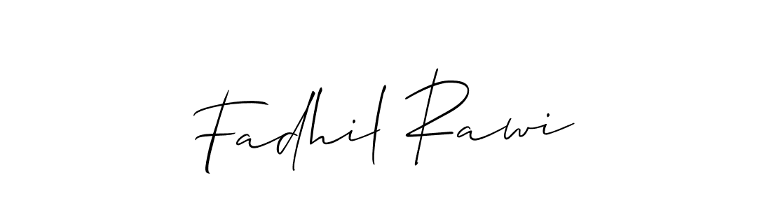 How to Draw Fadhil Rawi signature style? Allison_Script is a latest design signature styles for name Fadhil Rawi. Fadhil Rawi signature style 2 images and pictures png