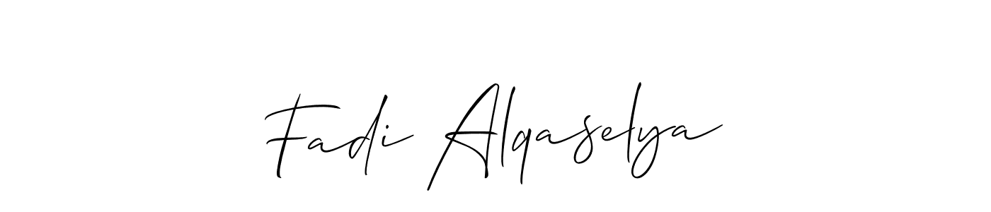 Once you've used our free online signature maker to create your best signature Allison_Script style, it's time to enjoy all of the benefits that Fadi Alqaselya name signing documents. Fadi Alqaselya signature style 2 images and pictures png