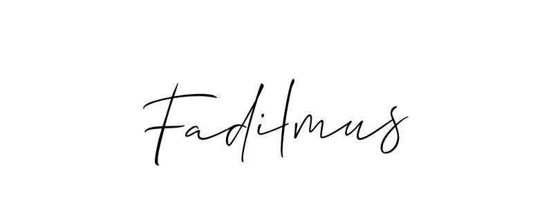 Also You can easily find your signature by using the search form. We will create Fadilmus name handwritten signature images for you free of cost using Allison_Script sign style. Fadilmus signature style 2 images and pictures png