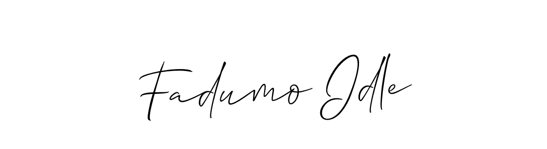 You can use this online signature creator to create a handwritten signature for the name Fadumo Idle. This is the best online autograph maker. Fadumo Idle signature style 2 images and pictures png