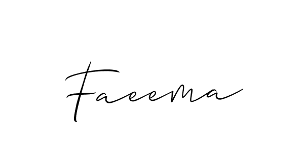 Make a short Faeema signature style. Manage your documents anywhere anytime using Allison_Script. Create and add eSignatures, submit forms, share and send files easily. Faeema signature style 2 images and pictures png