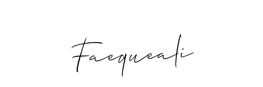 How to Draw Faequeali signature style? Allison_Script is a latest design signature styles for name Faequeali. Faequeali signature style 2 images and pictures png