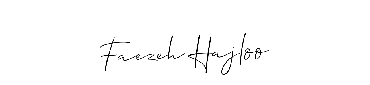 Here are the top 10 professional signature styles for the name Faezeh Hajloo. These are the best autograph styles you can use for your name. Faezeh Hajloo signature style 2 images and pictures png