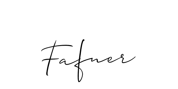 The best way (Allison_Script) to make a short signature is to pick only two or three words in your name. The name Fafner include a total of six letters. For converting this name. Fafner signature style 2 images and pictures png