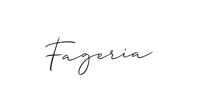 How to make Fageria name signature. Use Allison_Script style for creating short signs online. This is the latest handwritten sign. Fageria signature style 2 images and pictures png