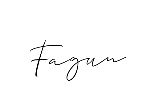 Make a beautiful signature design for name Fagun. Use this online signature maker to create a handwritten signature for free. Fagun signature style 2 images and pictures png