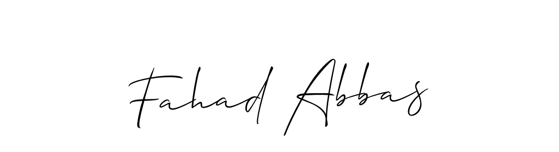 You should practise on your own different ways (Allison_Script) to write your name (Fahad Abbas) in signature. don't let someone else do it for you. Fahad Abbas signature style 2 images and pictures png