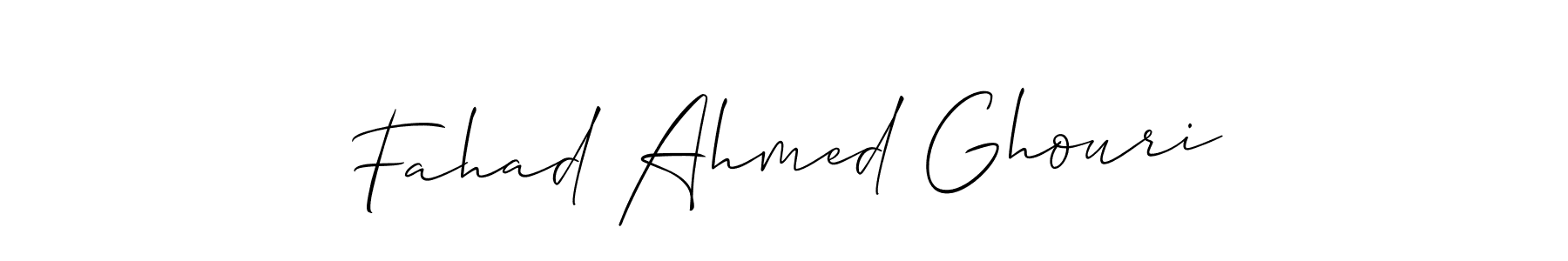 Make a beautiful signature design for name Fahad Ahmed Ghouri. Use this online signature maker to create a handwritten signature for free. Fahad Ahmed Ghouri signature style 2 images and pictures png