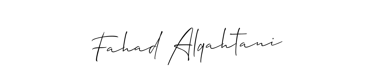 Make a beautiful signature design for name Fahad Alqahtani. With this signature (Allison_Script) style, you can create a handwritten signature for free. Fahad Alqahtani signature style 2 images and pictures png