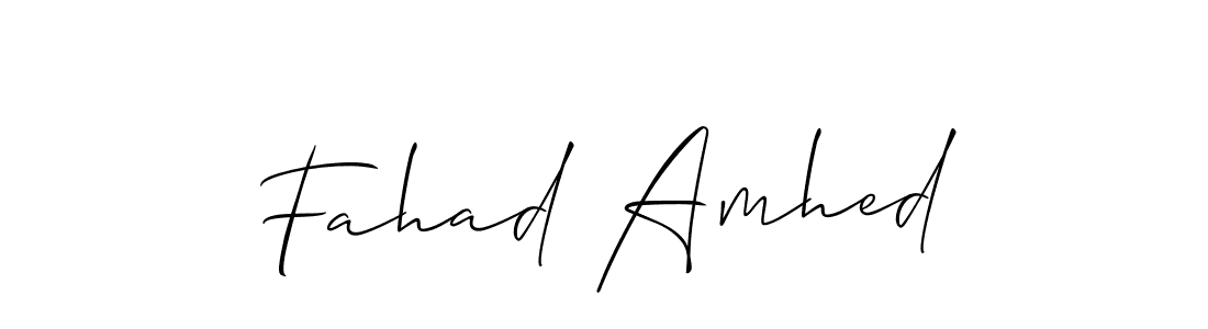 How to Draw Fahad Amhed signature style? Allison_Script is a latest design signature styles for name Fahad Amhed. Fahad Amhed signature style 2 images and pictures png