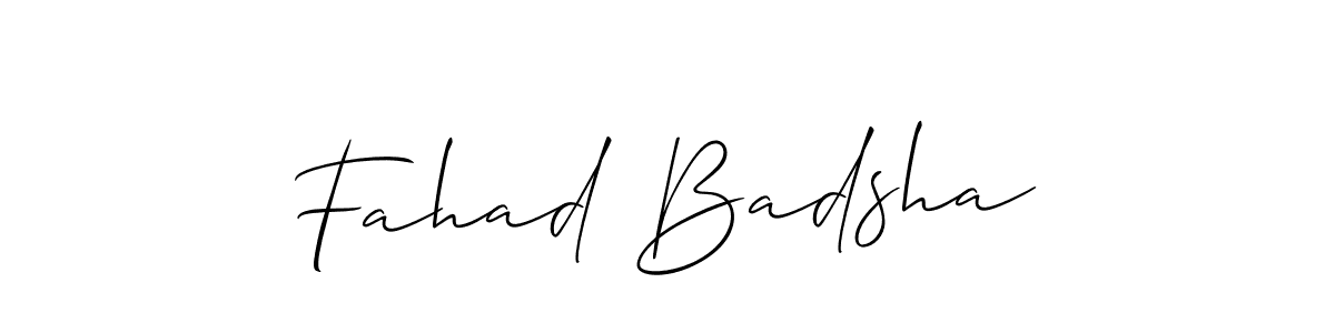 Fahad Badsha stylish signature style. Best Handwritten Sign (Allison_Script) for my name. Handwritten Signature Collection Ideas for my name Fahad Badsha. Fahad Badsha signature style 2 images and pictures png