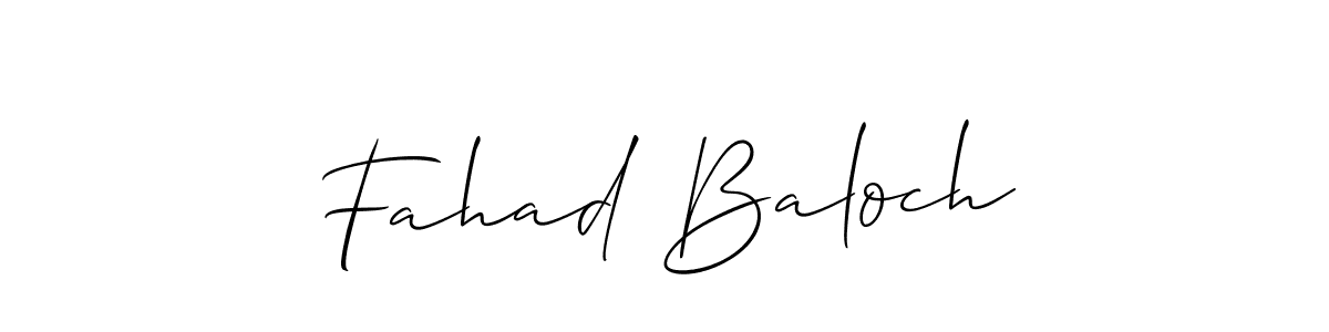Make a short Fahad Baloch signature style. Manage your documents anywhere anytime using Allison_Script. Create and add eSignatures, submit forms, share and send files easily. Fahad Baloch signature style 2 images and pictures png