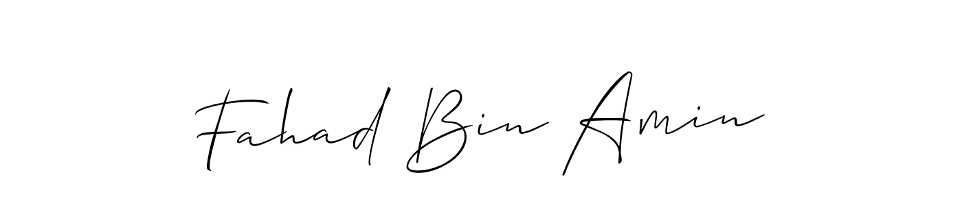 Make a beautiful signature design for name Fahad Bin Amin. Use this online signature maker to create a handwritten signature for free. Fahad Bin Amin signature style 2 images and pictures png