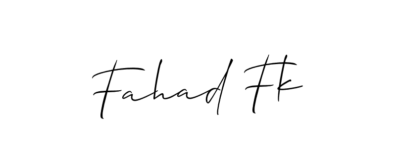 Once you've used our free online signature maker to create your best signature Allison_Script style, it's time to enjoy all of the benefits that Fahad Fk name signing documents. Fahad Fk signature style 2 images and pictures png