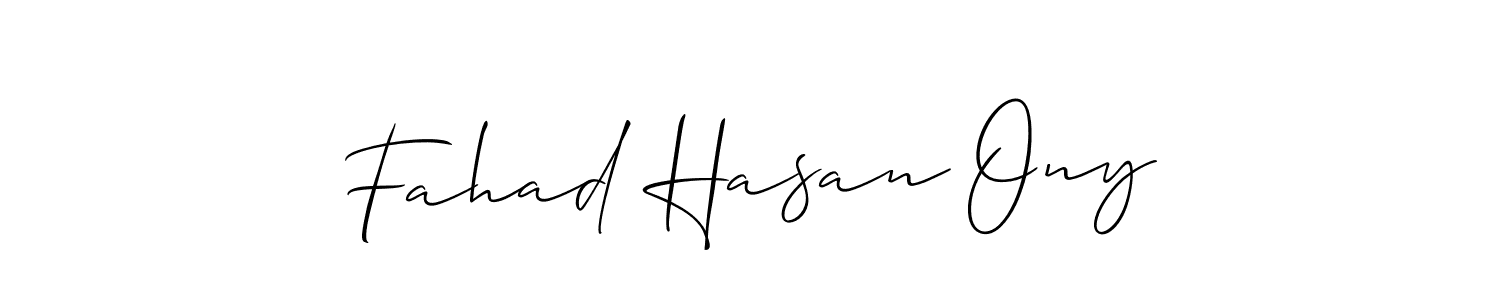Make a beautiful signature design for name Fahad Hasan Ony. Use this online signature maker to create a handwritten signature for free. Fahad Hasan Ony signature style 2 images and pictures png