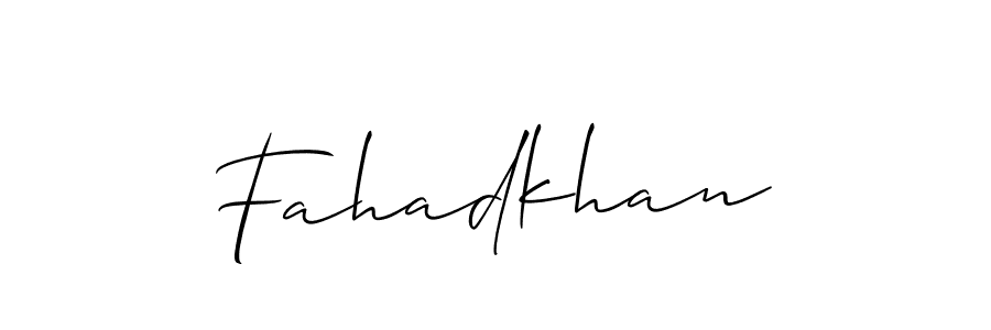 Fahadkhan stylish signature style. Best Handwritten Sign (Allison_Script) for my name. Handwritten Signature Collection Ideas for my name Fahadkhan. Fahadkhan signature style 2 images and pictures png