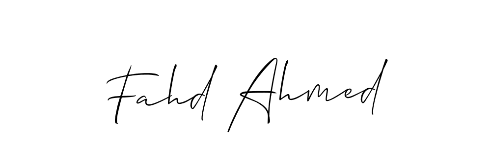 It looks lik you need a new signature style for name Fahd Ahmed. Design unique handwritten (Allison_Script) signature with our free signature maker in just a few clicks. Fahd Ahmed signature style 2 images and pictures png