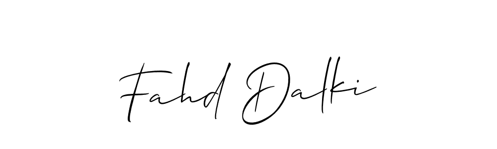 Once you've used our free online signature maker to create your best signature Allison_Script style, it's time to enjoy all of the benefits that Fahd Dalki name signing documents. Fahd Dalki signature style 2 images and pictures png