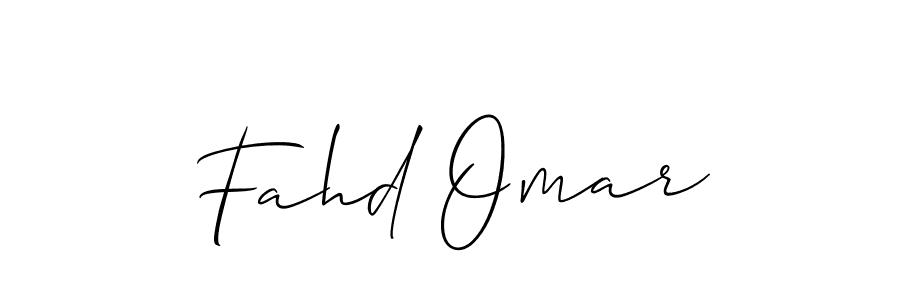 It looks lik you need a new signature style for name Fahd Omar. Design unique handwritten (Allison_Script) signature with our free signature maker in just a few clicks. Fahd Omar signature style 2 images and pictures png