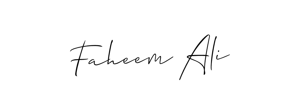 It looks lik you need a new signature style for name Faheem Ali. Design unique handwritten (Allison_Script) signature with our free signature maker in just a few clicks. Faheem Ali signature style 2 images and pictures png